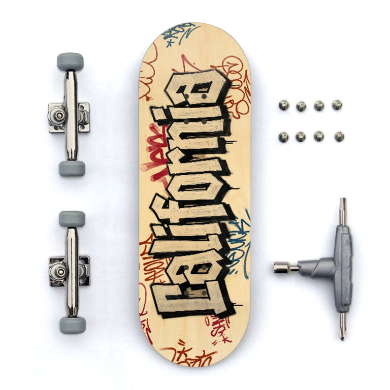 California Block Graffiti Fingerboard