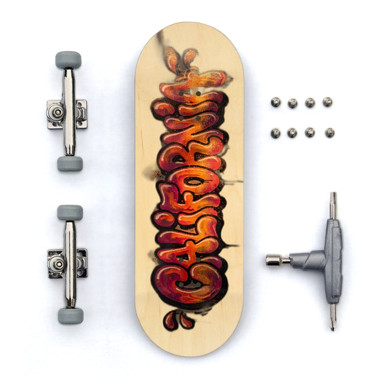 California ThrowUp Graffiti Fingerboard